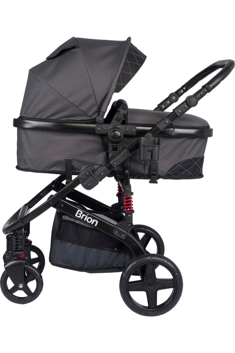 Brion Mila 4 In 1 Çift Yönlü Travel Sistem Bebek Arabası Siyah Füme