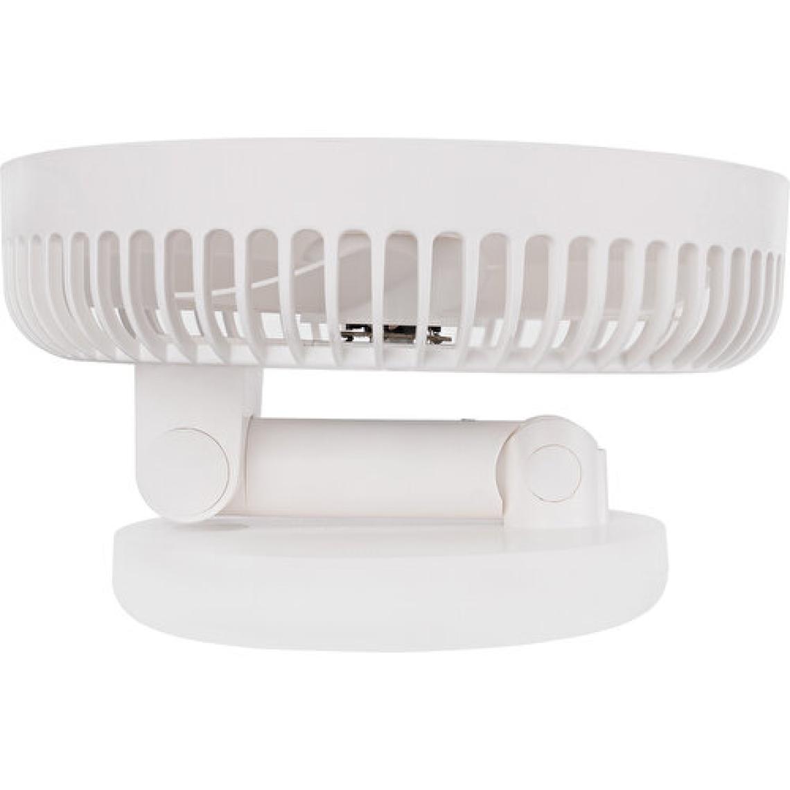 Everest EFN-521 Masaüstü Şarj Edilebilir USB Fan Beyaz