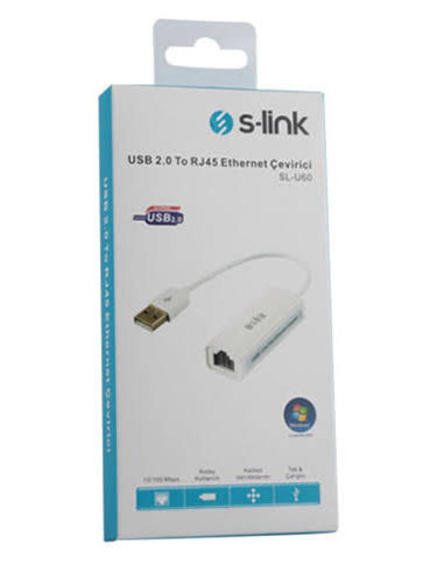 S-Link SL-U60 Usb 2.0 To LAN Çevirici