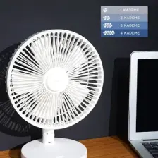 Everest EFN-521 Masaüstü Beyaz 3 Kademeli 1200MAH USB Fan