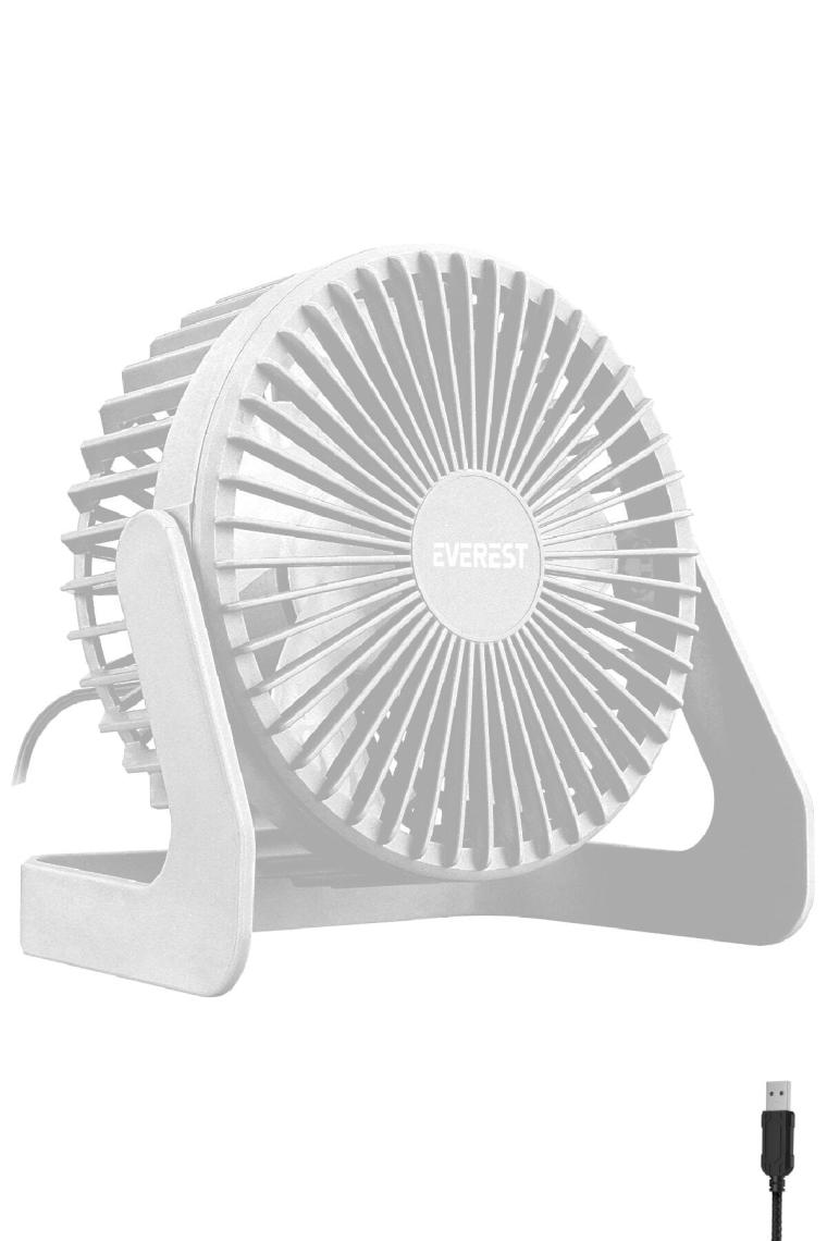 Everest EFN-505 Masaüstü USB Fan Beyaz