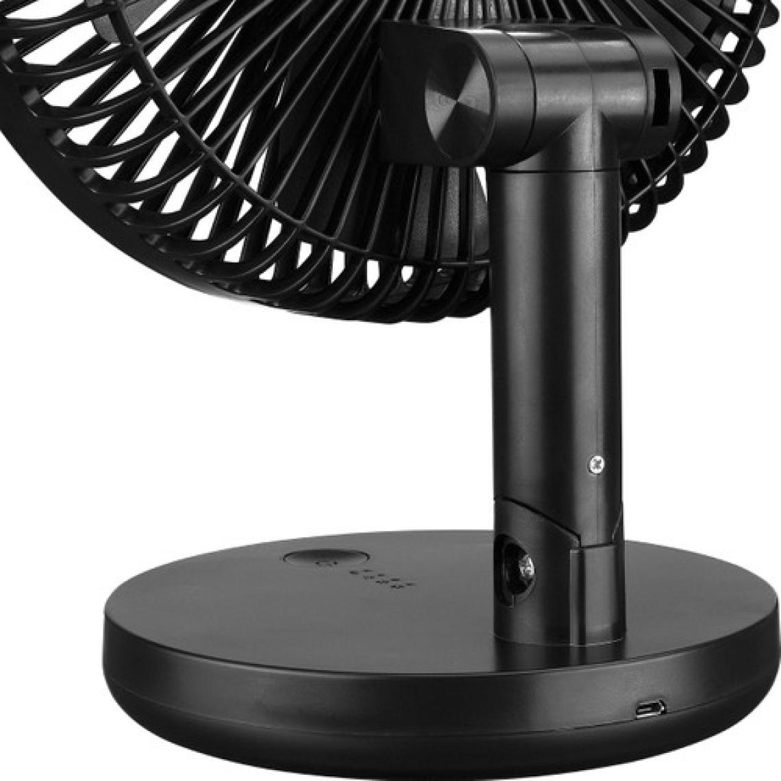 Everest EFN-521 Masaüstü Şarj Edilebilir USB Fan Siyah
