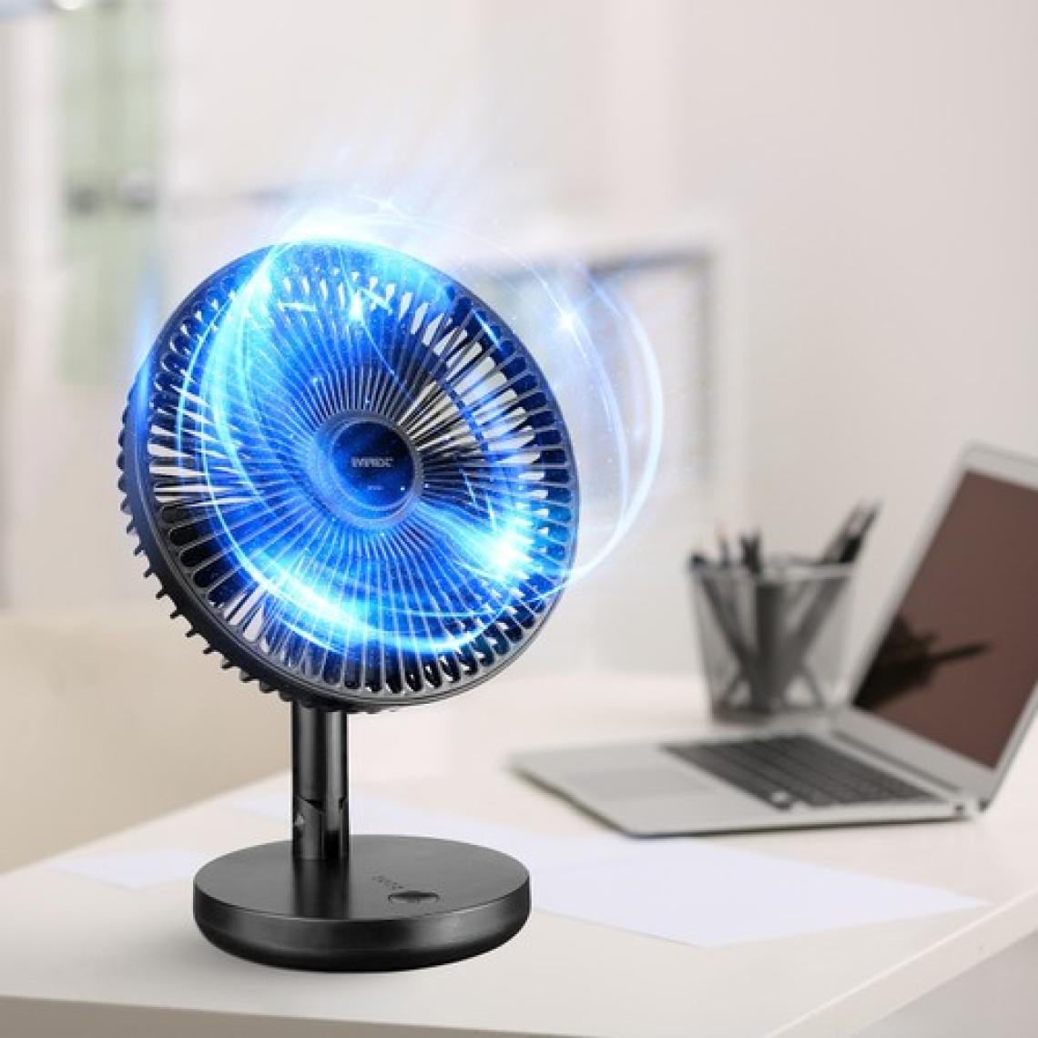 Everest EFN-521 Masaüstü Şarj Edilebilir USB Fan Siyah