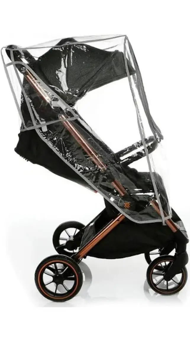 ebaby Reflektörlü Lüks Bebek Arabası Yağmurluğu
