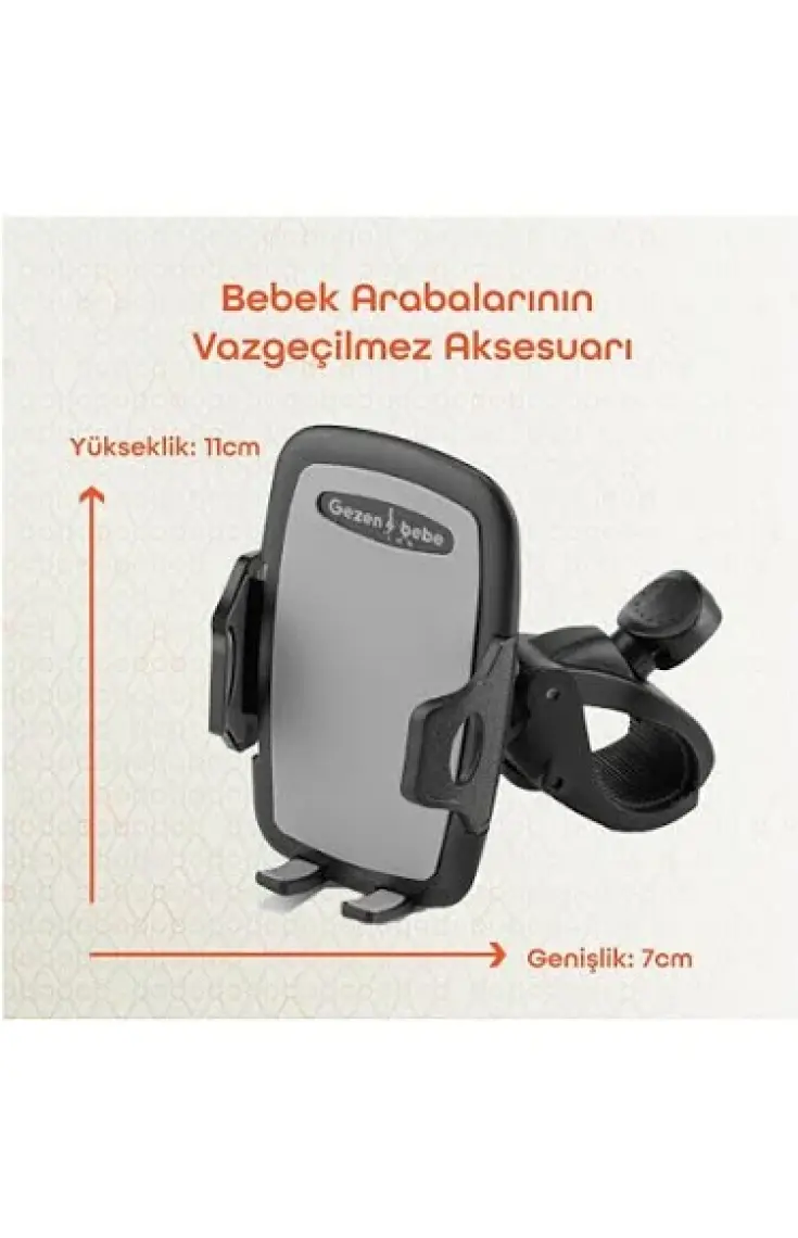 Gezenbebe Bebek Arabası Telefon Tutucu