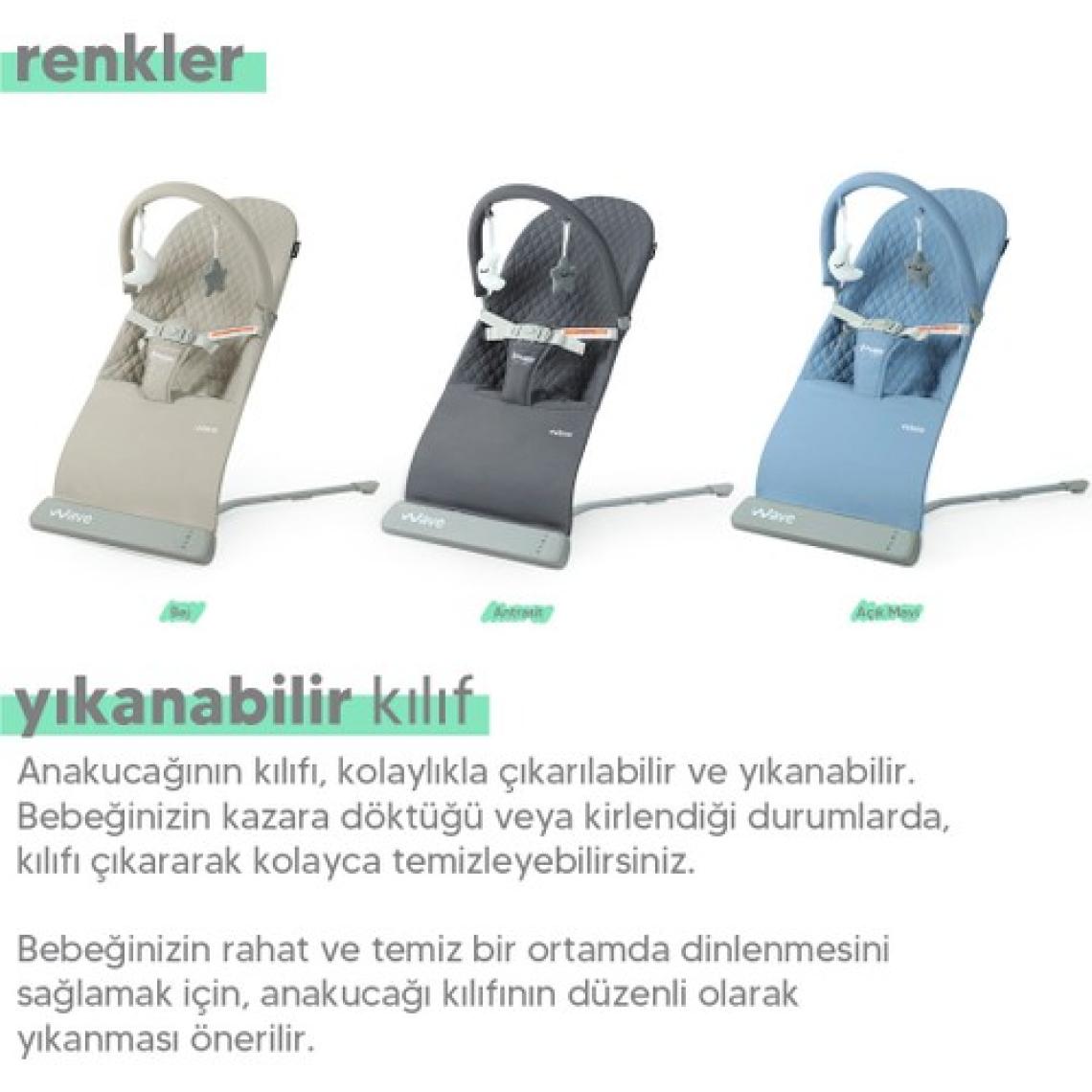 Huggy Wave Bebek Hareket Ettikçe Sallanabilen Kademeli Müzikli Titreşimli Anakucağı
