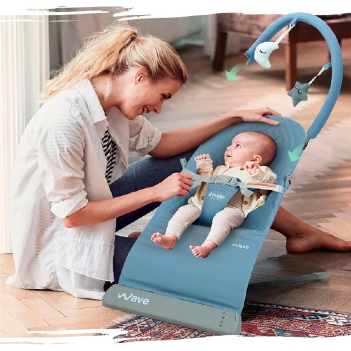 Huggy Wave Bebek Hareket Ettikçe Sallanabilen Kademeli Müzikli Titreşimli Anakucağı