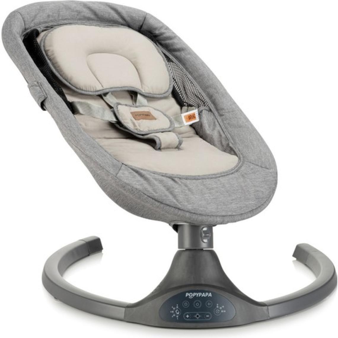 Hoffie Popypapa Mercury Elektrikli Otomatik Sallanan Kademeli Bebek Ana Kucağı,5 Farklı Sallanma Hızı,oyuncaklı