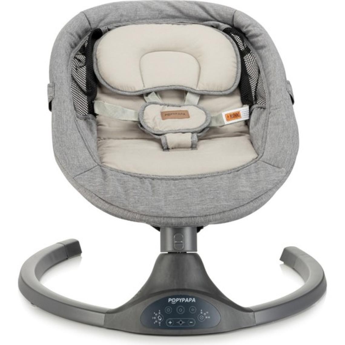 Hoffie Popypapa Mercury Elektrikli Otomatik Sallanan Kademeli Bebek Ana Kucağı,5 Farklı Sallanma Hızı,oyuncaklı