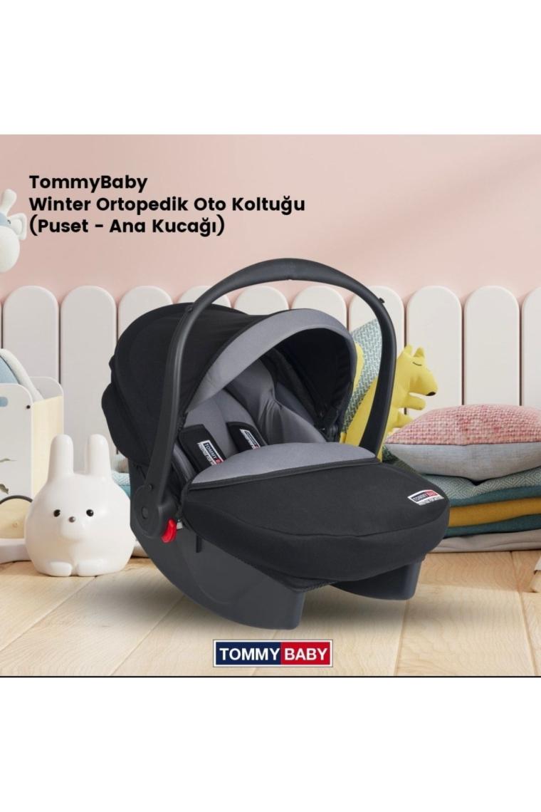 Tommybaby Winter 0-13 kg Oto Koltuğu Gri-Siyah