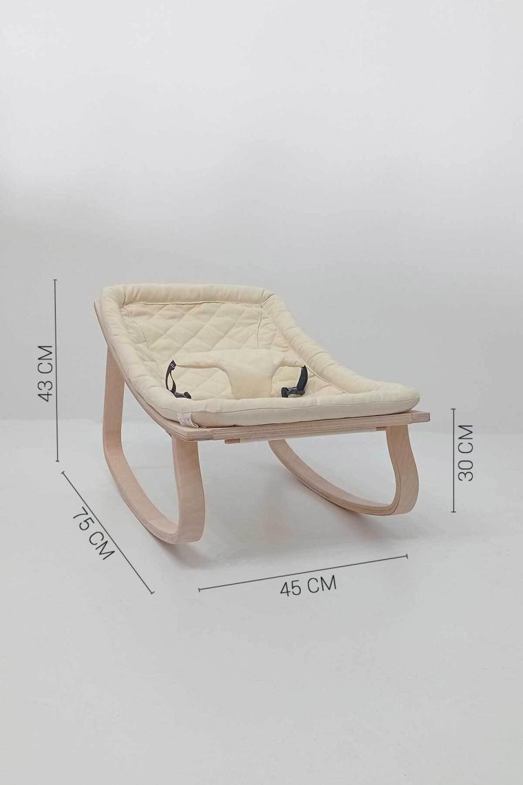 Babycom Naturel Ahşap Ana Kucağı - Kahve