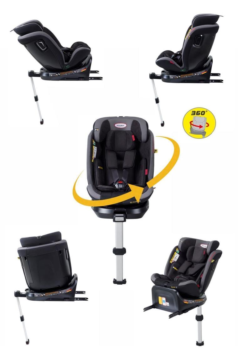 Capsula Multipro Aero 3d Legfix I-size (360° DÖNEBİLİR) 0-36kg Oto Koltuğu Isofix/sps/sıp/latch