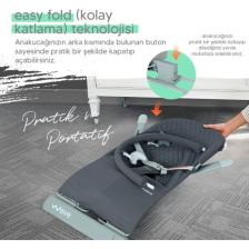 Huggy Wave Bebek Hareket Ettikçe Sallanabilen Kademeli Müzikli Titreşimli Anakucağı
