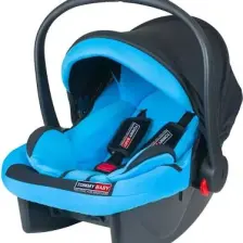 Tommybaby Lüx Pedli Bebek Taşıma, Bebek Oto Koltuğu Puset Mavi - Siyah