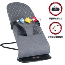 Mamma Smile Cotton Sallanır Üç Kademeli Ana Kucağı ( Oyuncak Aparatı ve Seyahat Çantası )