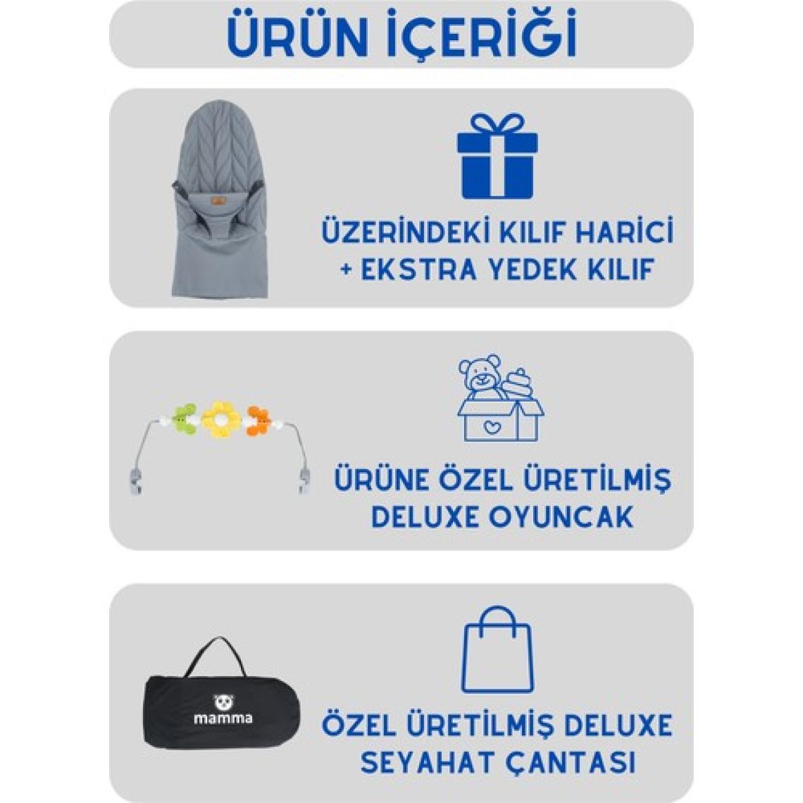 Mamma Deluxe Cotton Oyuncaklı Ana Kucağı + Ekstra Kılıf ve Seyahat Çantası