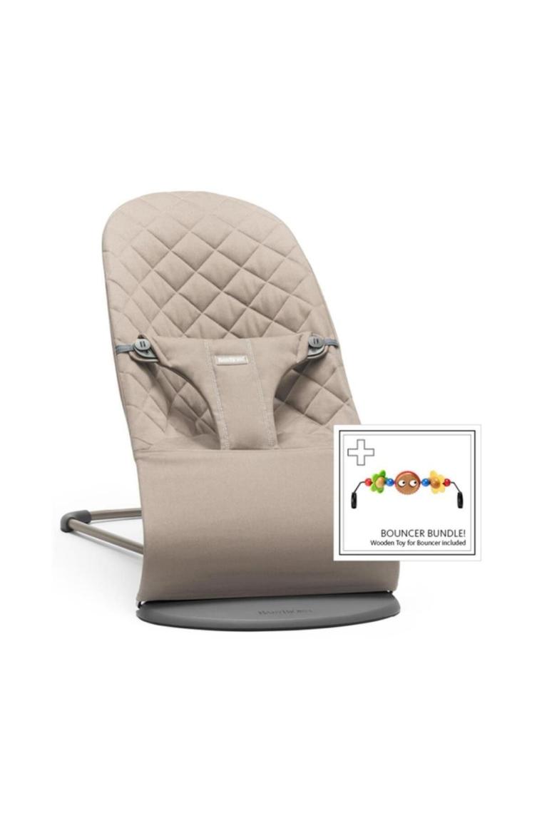 BabyBjörn Balance Bliss Cotton Oyuncaklı Ana Kucağı Sand Grey