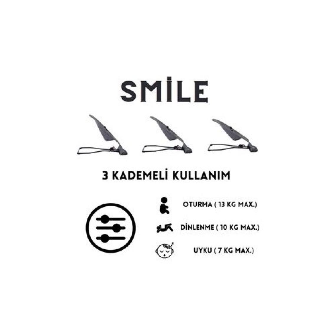 Mamma Smile Cotton Eco Sallanır Üç Kademeli Ana Kucağı