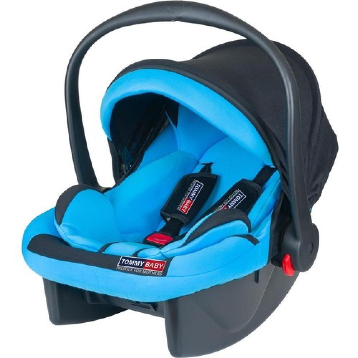 Tommybaby Lüx Pedli Bebek Taşıma, Bebek Oto Koltuğu Puset Mavi - Siyah