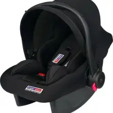Tommybaby Lüx Pedli Bebek Taşıma, Bebek Oto Koltuğu Puset Gri - Siyah