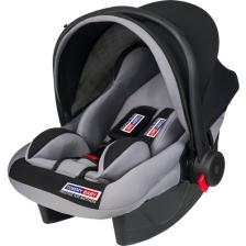 Tommybaby Lüx Pedli Bebek Taşıma, Bebek Oto Koltuğu Puset Gri - Siyah