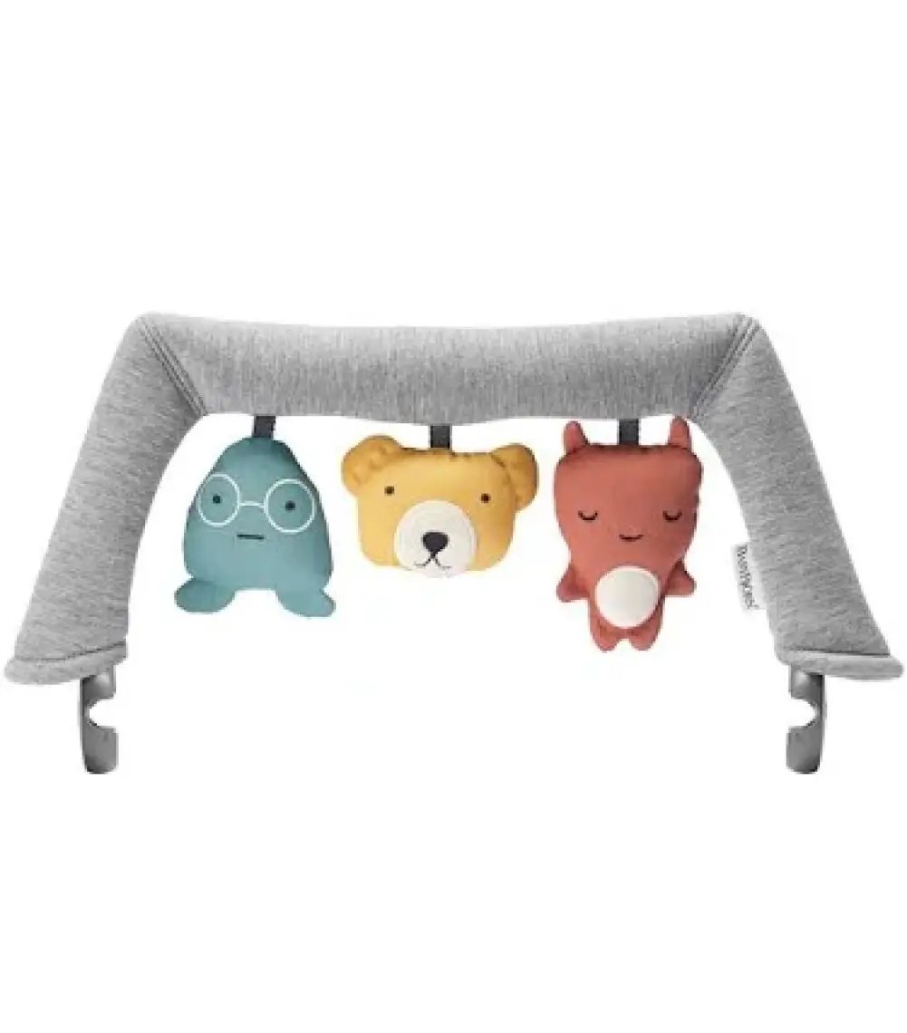 Babybjörn Balance Bliss Ana Kucağı Cotton 3D Jersey Soft Oyuncaklı / Light Grey