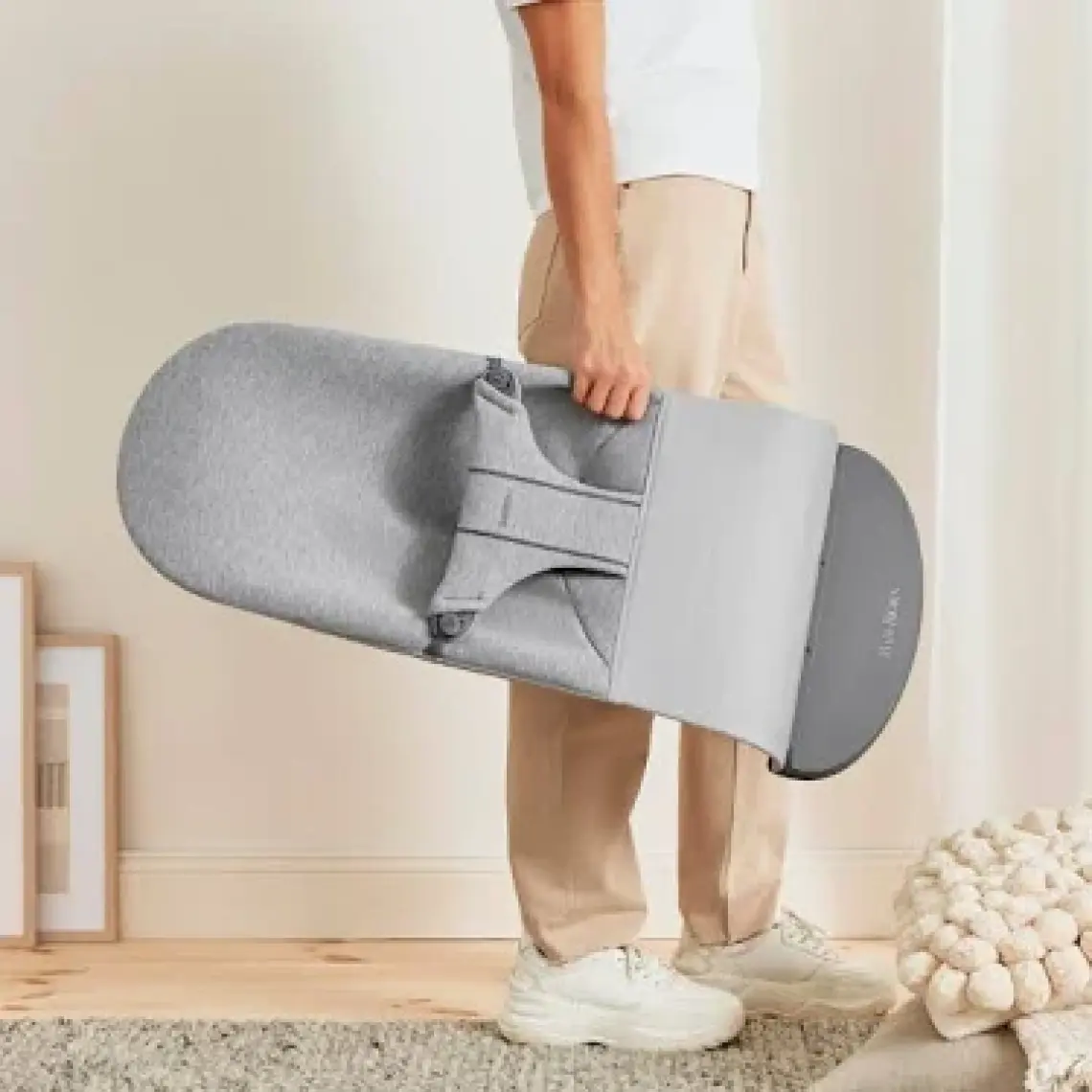 Babybjörn Balance Bliss Ana Kucağı Cotton 3D Jersey Soft Oyuncaklı / Light Grey