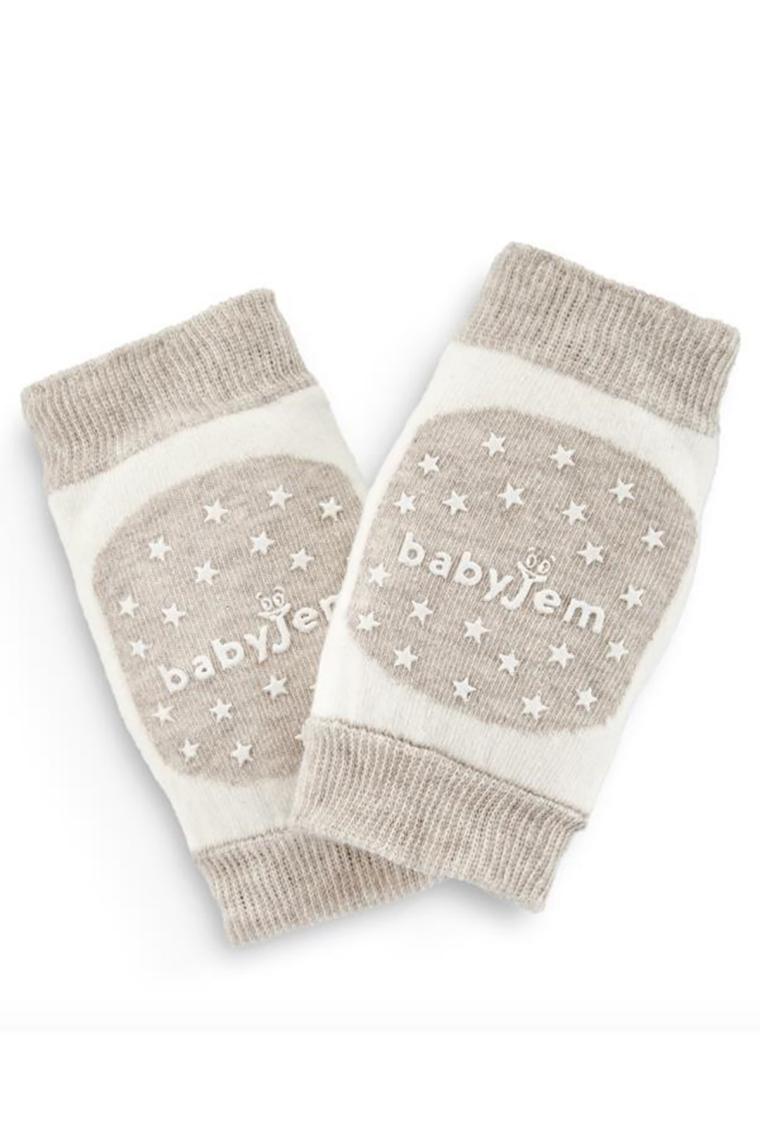 Babyjem Bej Örgü Emekleme Dizliği