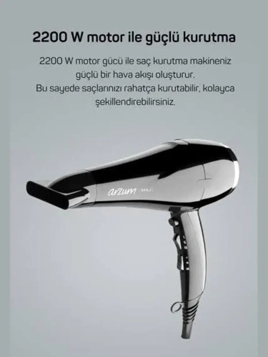 Arzum AR5011 İmaj 2200 W Saç Kurutma Makinesi