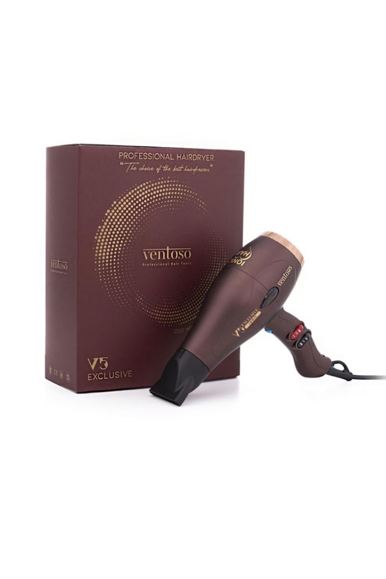 Ventoso V5 Exclusive Ionic Profesyonel 2500 W Fön Makinesi Kahverengi