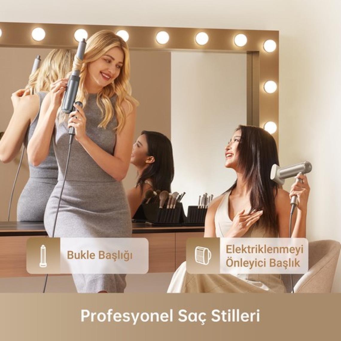 Dreame AHD51 Hair Pocket Glory Saç Kurutma Makinesi Titanyum Altın