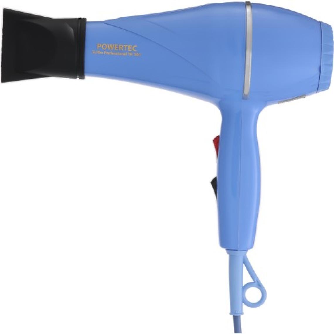 Powertec TR-501 Profesyonel Fön Makinesi 2500 W – Dayanıklı Gövde, 2 Hız Ayarı, Ergonomik Tasarım, Kuaför Kullanımına Uygun