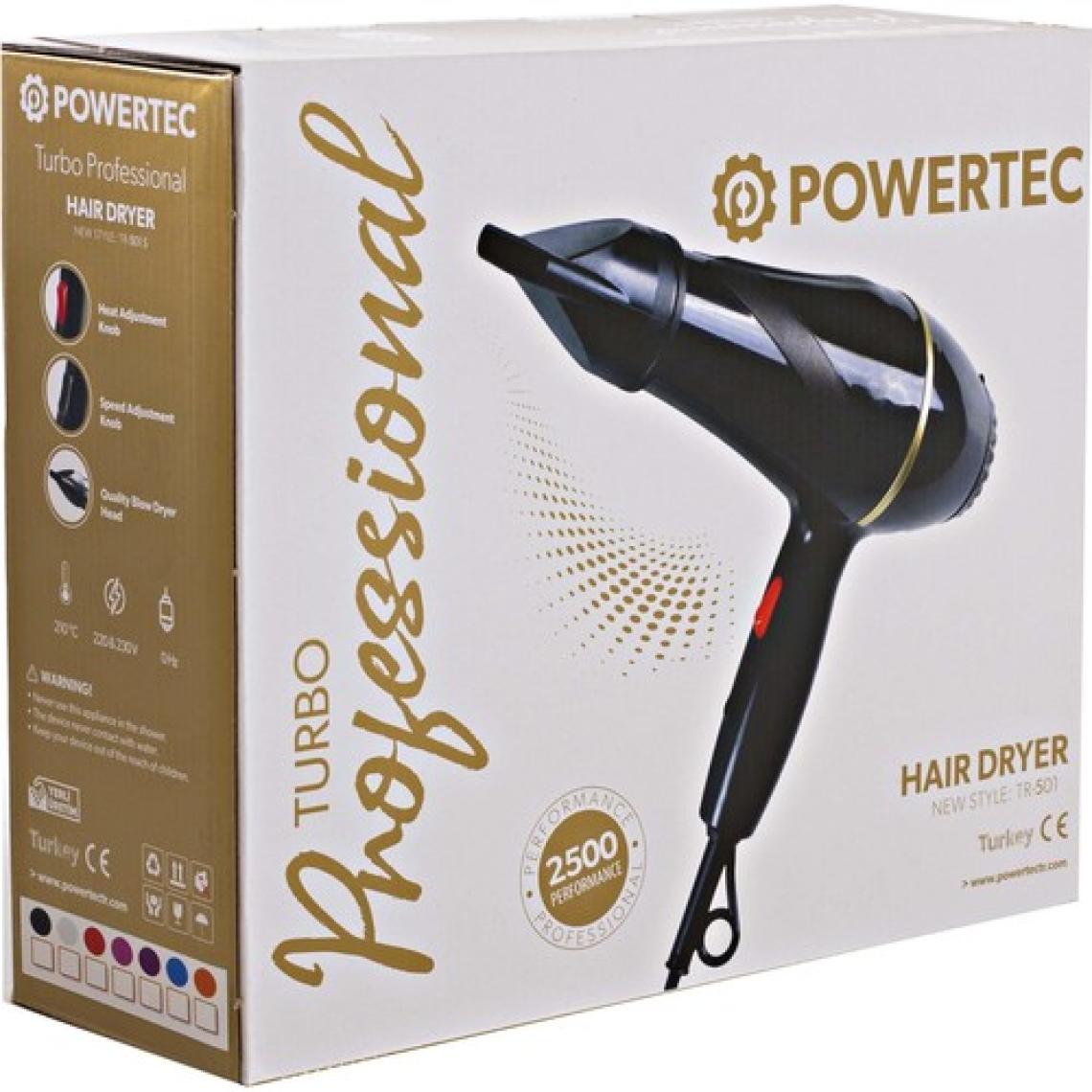 Powertec Profesyonel Turuncu TR-501 Fön Makinesi