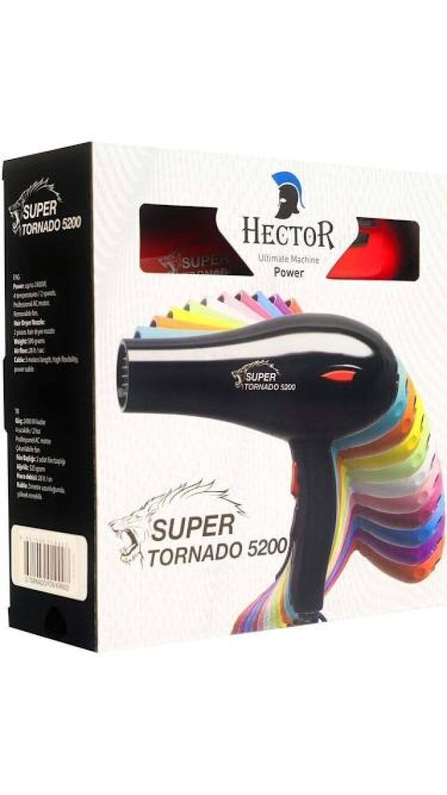 Hector Super Tornado 5200 Fön Makinesi 2400W - Beyaz