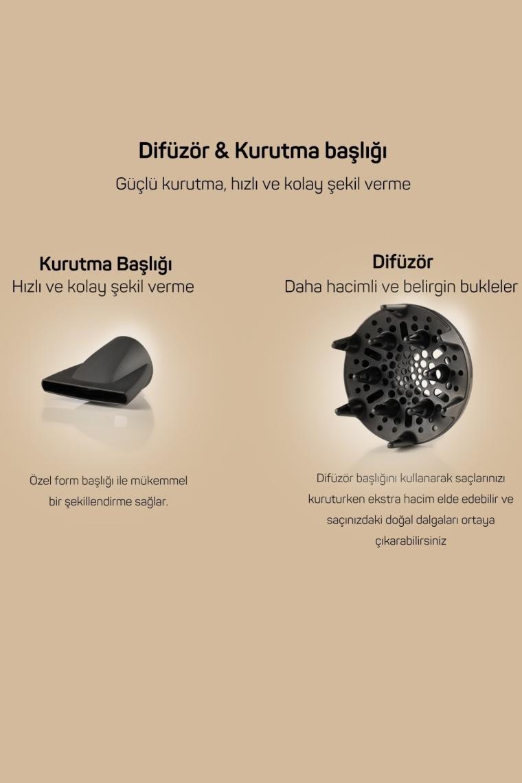 Ar5099 Black Motion Saç Kurutma Makinesi