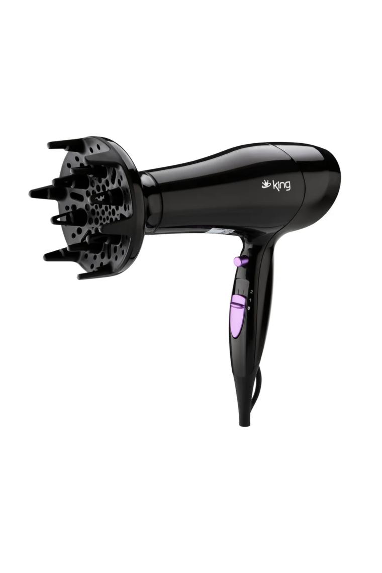 King K-428 Adora 2000 W Saç Kurutma Makinesi – Difüzörlü, İyon Teknolojili, Soğuk Hava ve 2 Hız Ayarı, Hafif ve Sessiz Tasarım