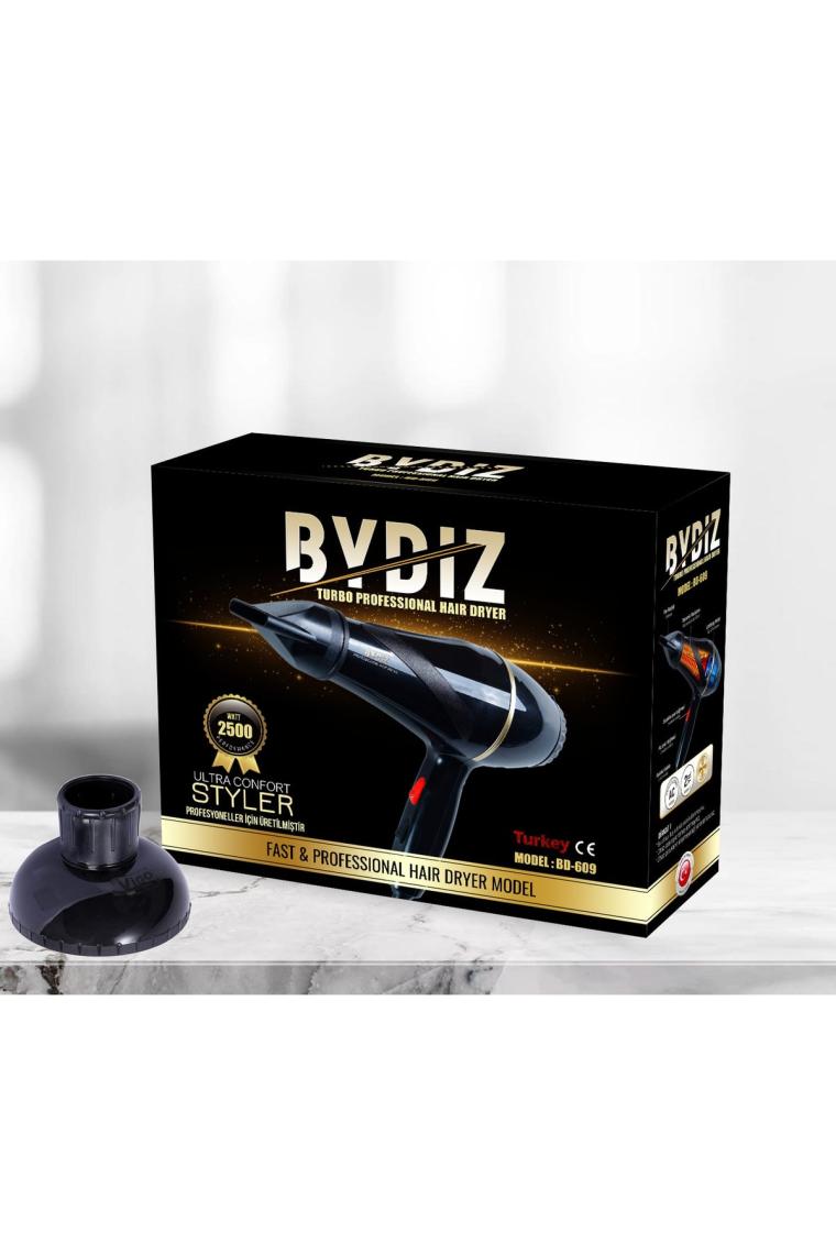 Bd 609 Wigo Professional Saç Kurutma Ve Fön Makinesi + Vigo / Difüzor Başlıklı 2500 Watt