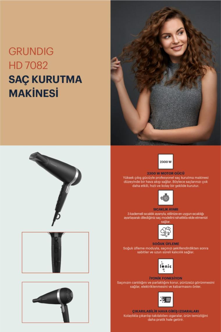 Hd 7082 2300w Dc Motor Saç Kurutma Makinesi