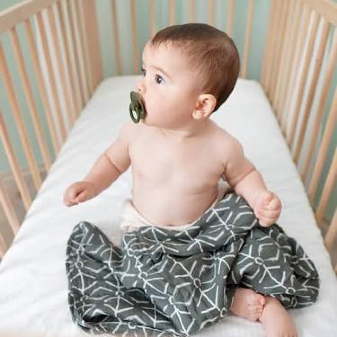 Posh Baby Müslin Bez 100X120CM Tekli Haki Geo
