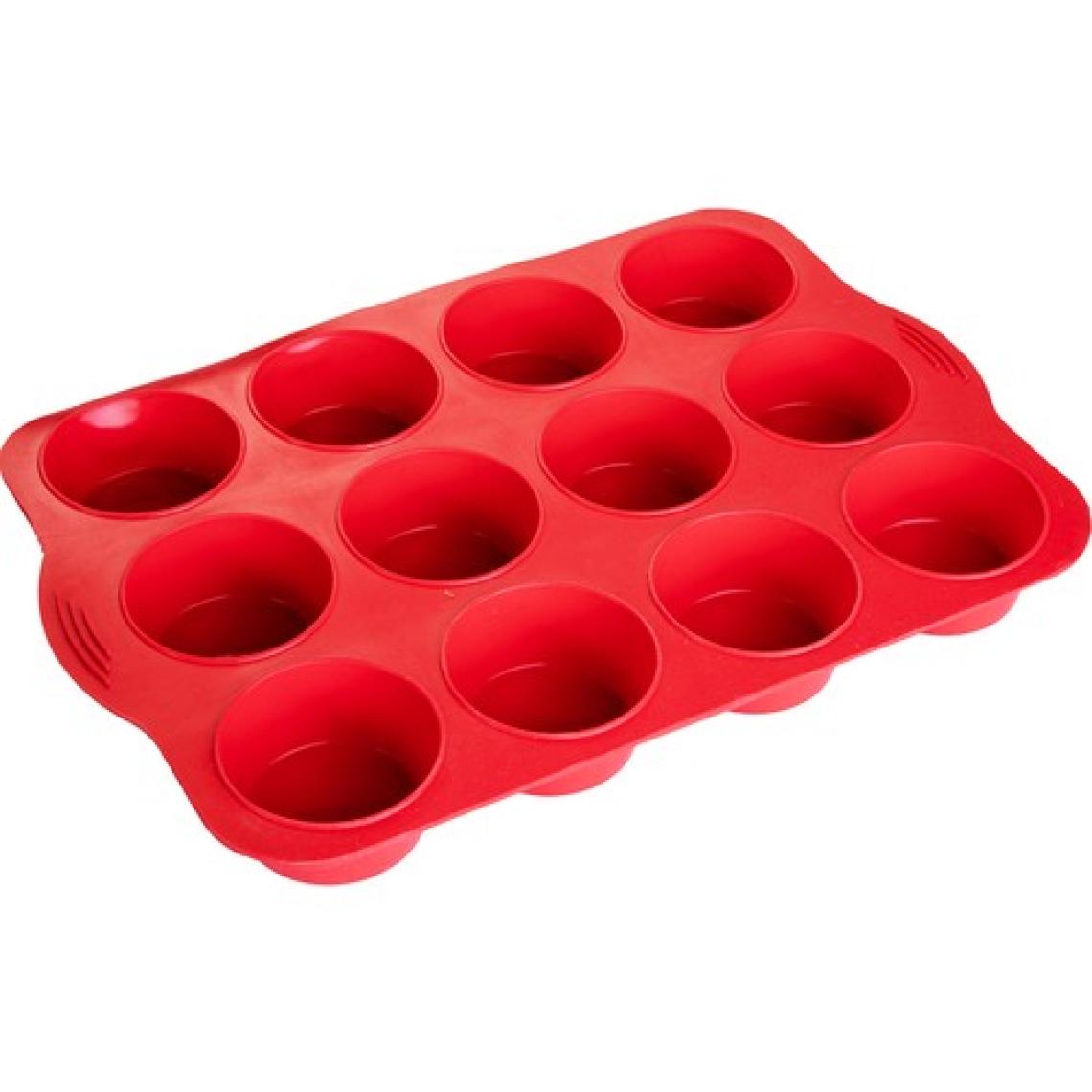 Silicolife SL-030 12'li Silindir Muffin Kek Kalıbı