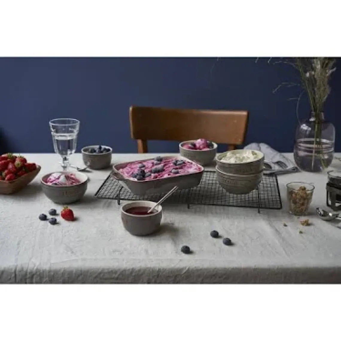 Staub Seramik Fırın Kabı 20 x 16 cm Kiraz Çiçeği