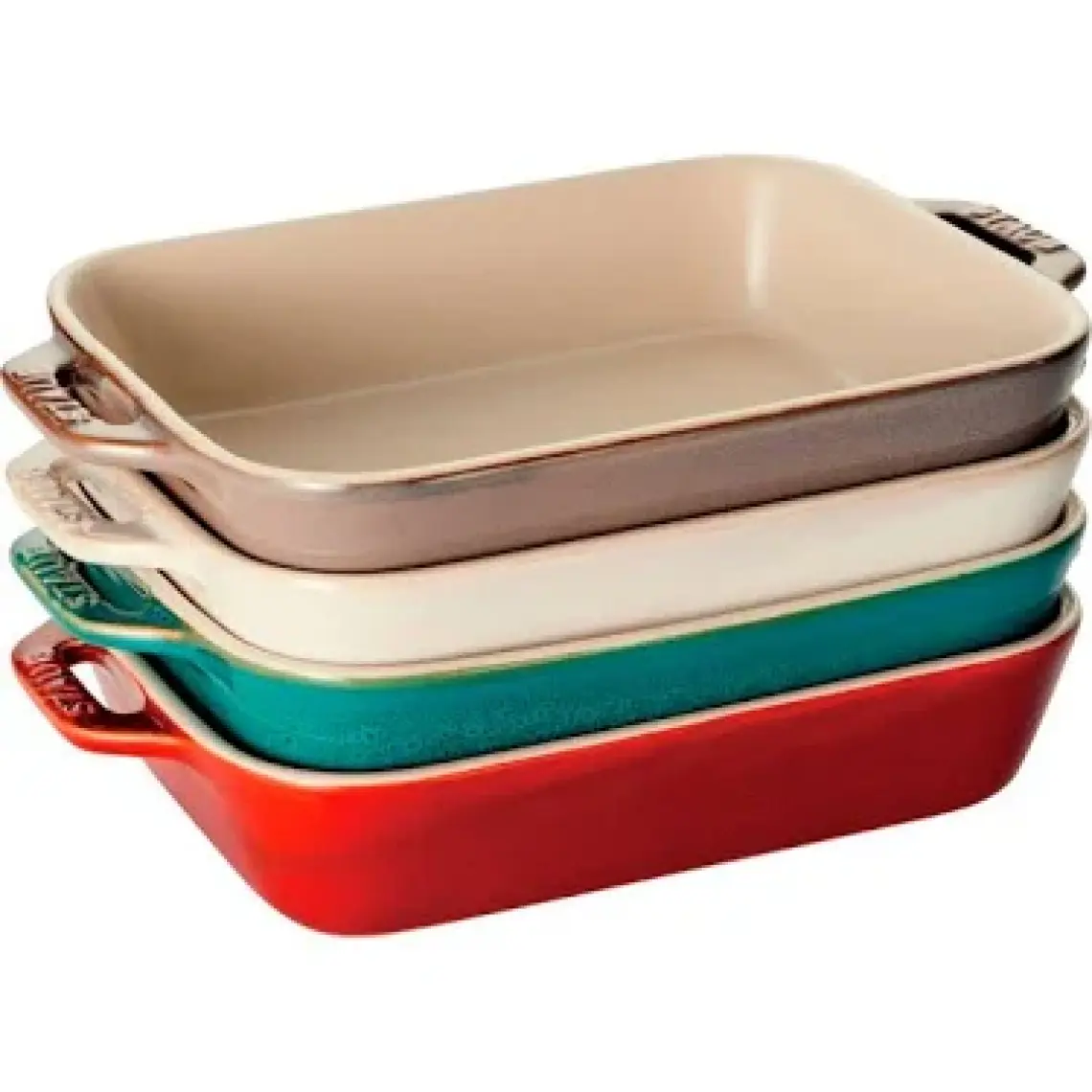 Staub Seramik Fırın Kabı 20 x 16 cm Kiraz Çiçeği