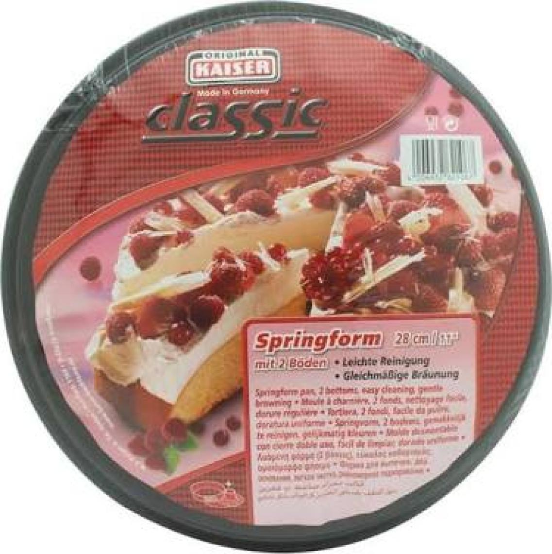 KAISER Çift Taban Kelepçeli Kek Kalıbı 28 Cm