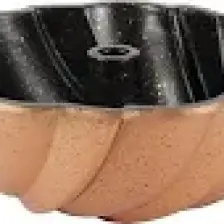 Serenk Fun Cooking Rüzgar Gülü Alüminyum Döküm Granit Kaplama Kek Kalıbı 24 cm Sarı