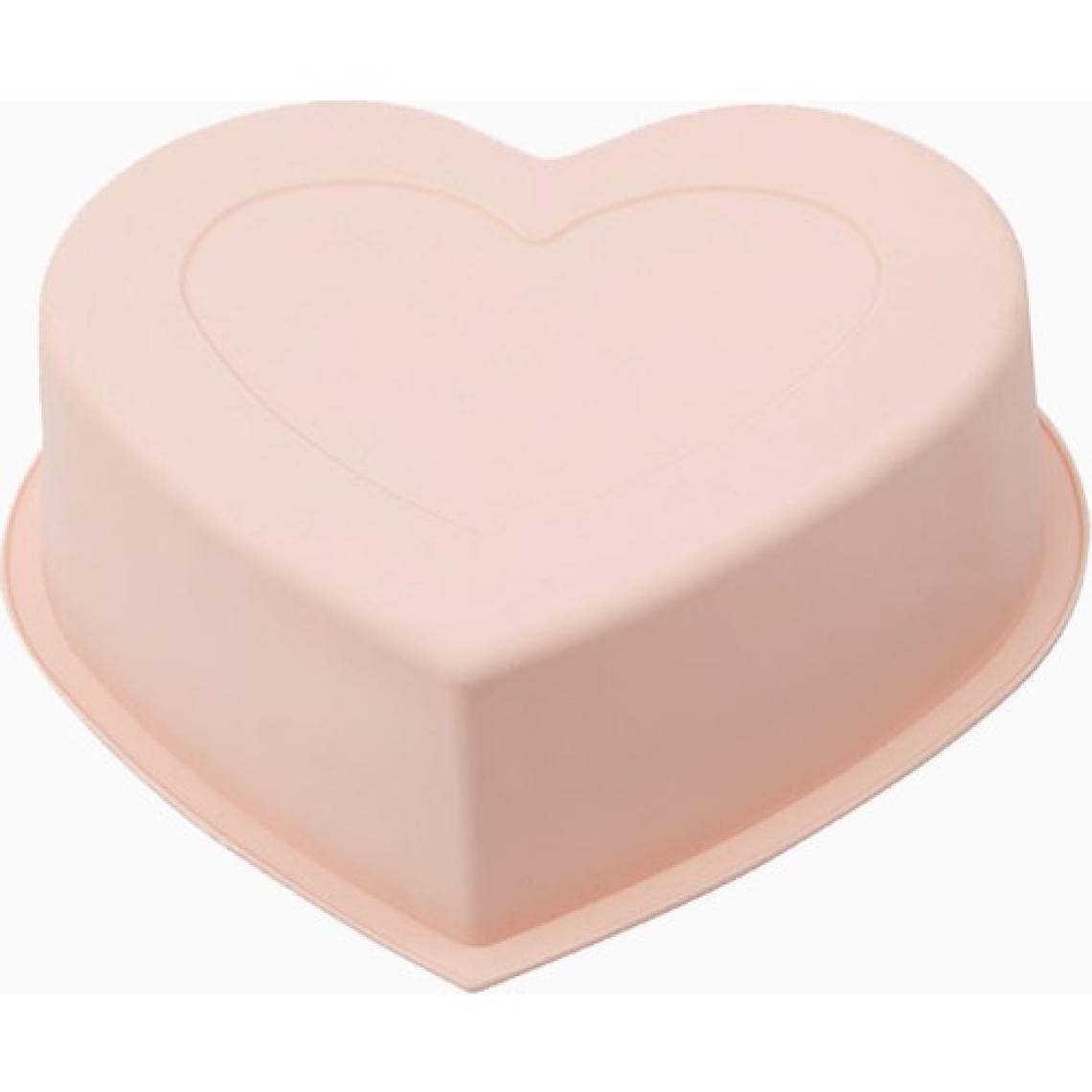 Silicolife SL03 Pembe Renk Büyük Kalp Kek Kalıbı