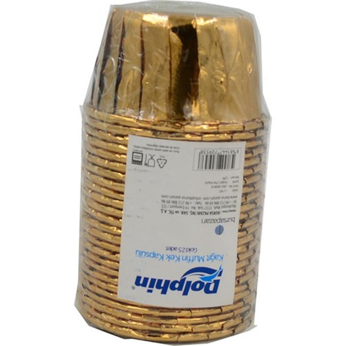 Roll-Up Gold Muffin Kek Kapsülü 25'li