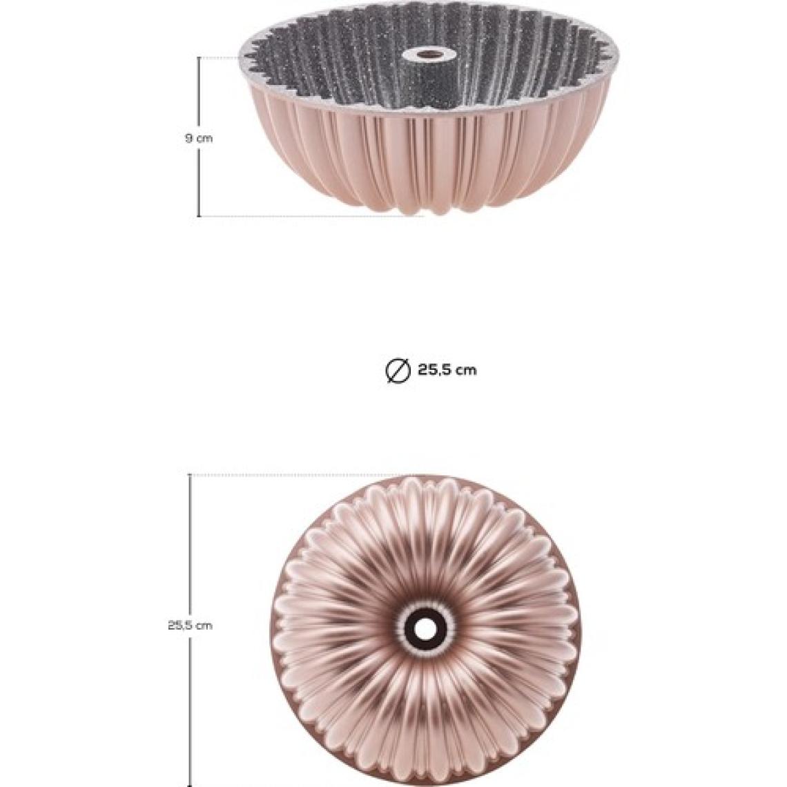 Karaca Cake Pro Dilimli Döküm Kek Kalıbı Rose Gold