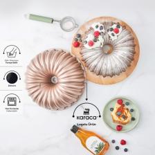 Karaca Cake Pro Dilimli Döküm Kek Kalıbı Rose Gold
