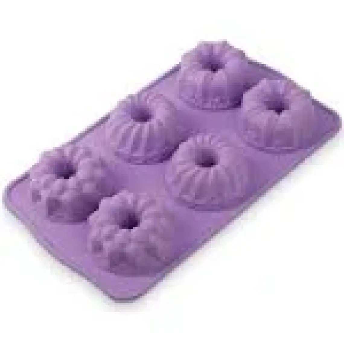 Silicolife SL06 Lila Renk 6'lı Karma Kek Kalıpları