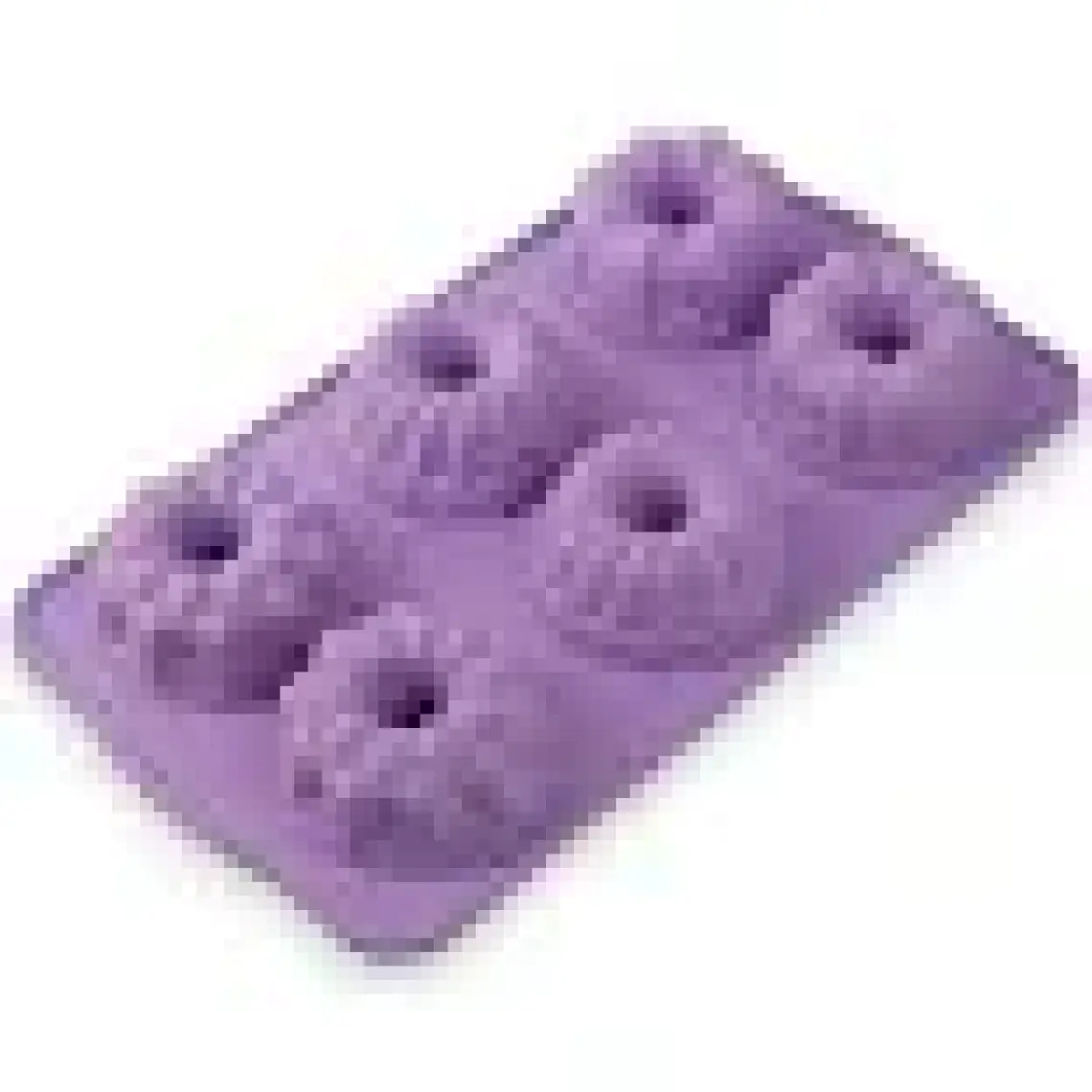 Silicolife SL06 Lila Renk 6'lı Karma Kek Kalıpları